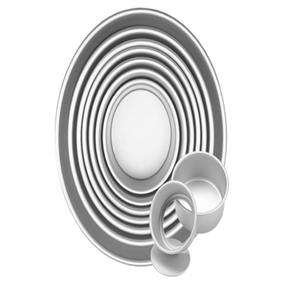 Rk Bakeware چین مستطیل دور قابل جدا کردن آلومینیوم آنودیزه قالب کیک کیک پان کیک قوطی