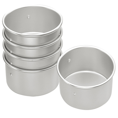 Rk Bakeware چین مستطیل دور قابل جدا کردن آلومینیوم آنودیزه قالب کیک کیک پان کیک قوطی