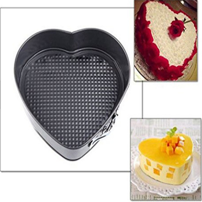 RK Bakeware China Foodservice NSF آلومینیوم شکل قلب کیک پان پنکیک پنکیک کیک قالب