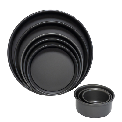 Rk Bakeware چین تولید کننده-در راست طرف گرد آلومینیوم کیک پان کیک قوطی کیک قالب