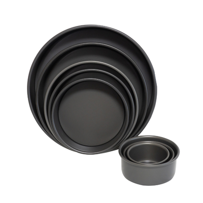 Rk Bakeware چین تولید کننده-در راست طرف گرد آلومینیوم کیک پان کیک قوطی کیک قالب