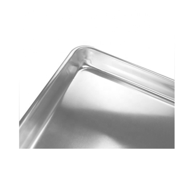 18'*13''*1'' 1.2mm مربع تجاری نان پختن سینی برگر یا همبرگر یا هوت داگ نان پختن تنباکو نان آلومینیومی