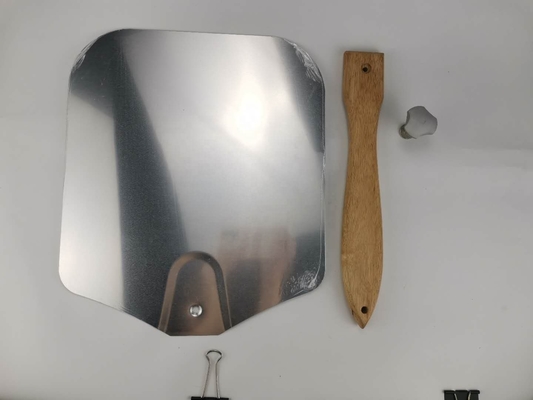 12&quot;*14&quot;*25&quot; بانديجا دي پاساپالوس دي پيدرا آلومينيوم فلزي پيتزا پوست تاشو چوبي دستگير پيتزا اسکوپ تاشو