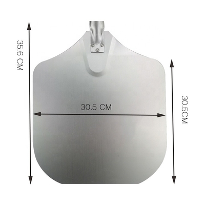 12'*14'*36' مستطیل چوب دستگیره فلزی پیتزا پوست آلومینیوم پیتزا شاف 91 سانتی متر