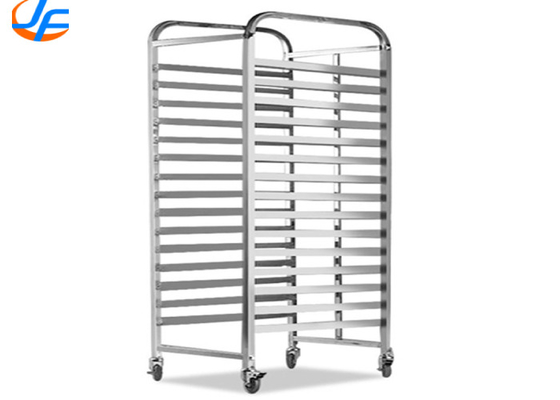 RK Bakeware China Foodservice NSF سفارشی دو فان ریک سینی نان پختن Trolley Trolley Trolley