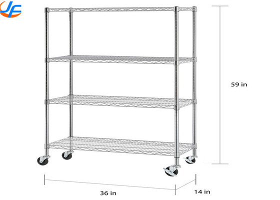 RK Bakeware China Foodservice 2/3/4 Tiers استیل Trolley Service Cart ، توزیع مواد استیل فولادی