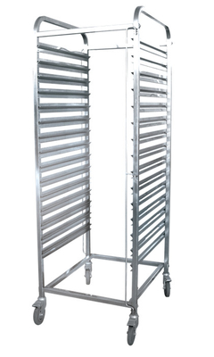 RK Bakeware China-Z Frame Nesting Stainless Steel Baking Trolley دو فنجان بلند برای نانوایی های عمده فروشی