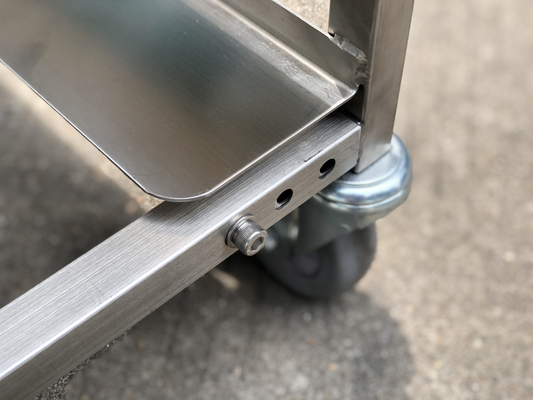 RK Bakeware China-Mackies Flatpack Z Frame Nesting Trolley از فولاد ضد زنگ برای تولید نانوایی