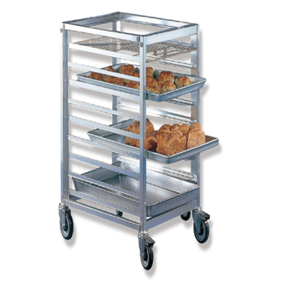 Rk Bakeware چین- فولاد ضد زنگ Flatpack Tilting Display Rack/ Trolley