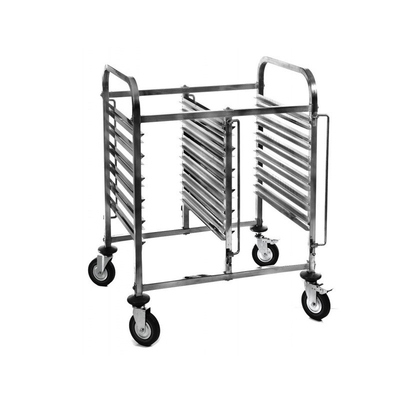 RK Bakeware چین تولید کننده برای حمل و نقل فولاد ضد زنگ Gastronorm Rack Trolley کوچک