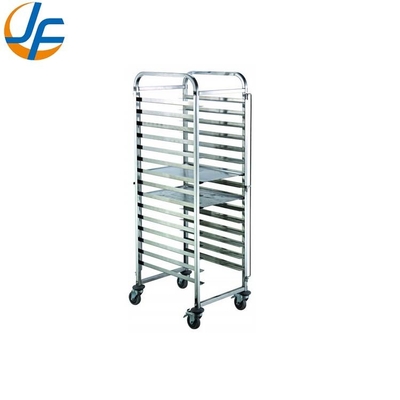 Rk Bakeware China-Z Frame 20 Pan End Load Stainless Steel Nesting Trolley Bun Sheet Pan Rack - جمع و جور شده