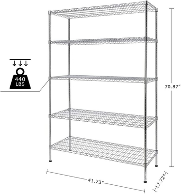 Rk Bakeware China Foodservice Commercial Wire Shelf Heavy Duty Metal Storage Rack Rack واحد قفسه ای برای آشپزخانه